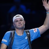 C'est fini pour Dominic Stricker et les Suisses aux Swiss Indoors. KEYSTONE/GEORGIOS KEFALAS